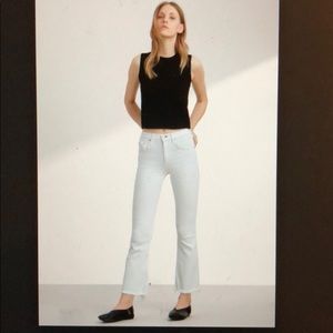Rag & Bone crop jean white size 26